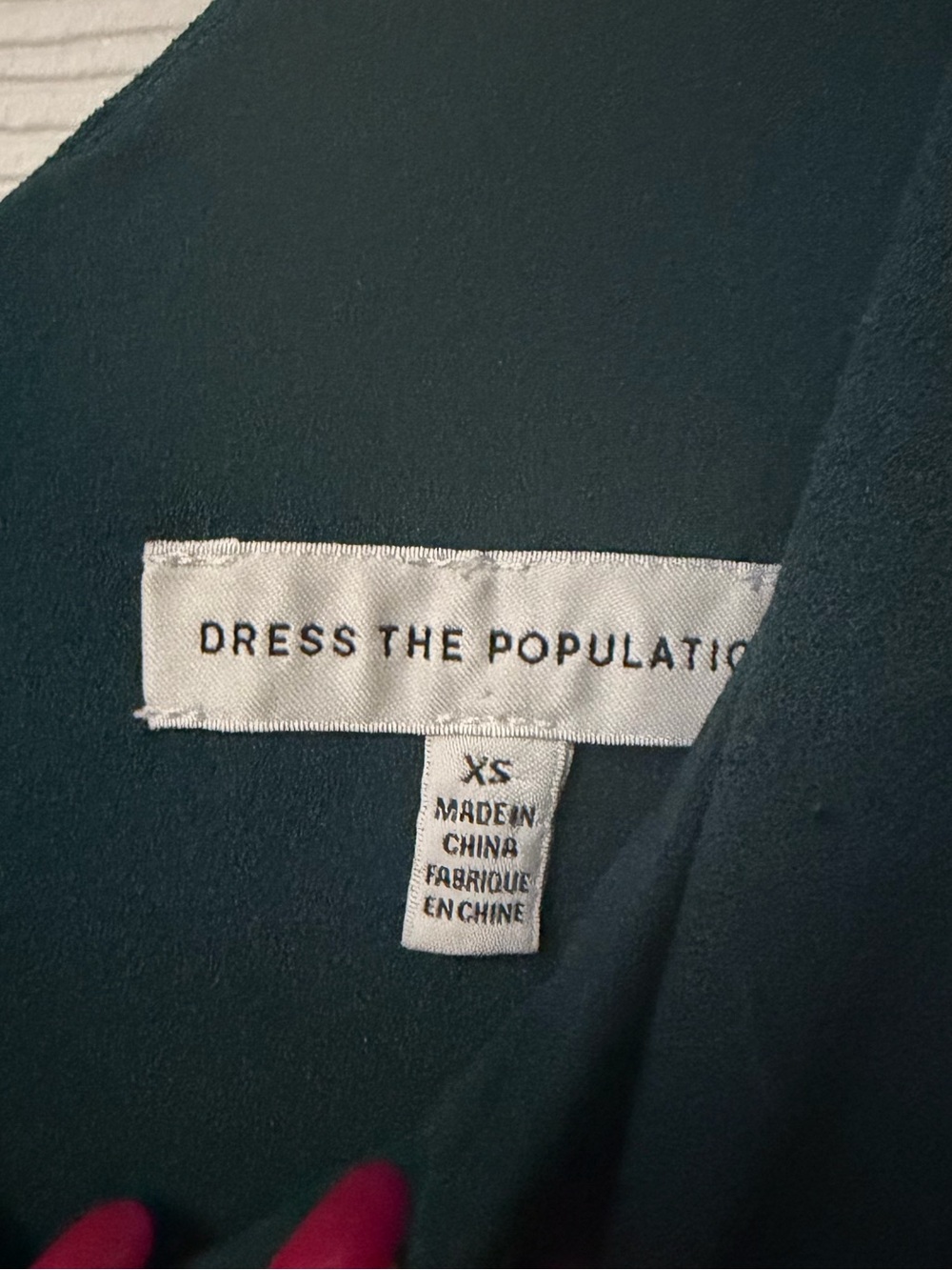 Dress the Population Green Midi Dress - Picture 5 of 5